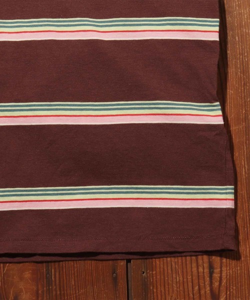 Levi's(リーバイス)の「LEVI'S(R) VINTAGE CLOTHING 1960'S カジュアルストライプTシャツ BROWN MULTI(Tシャツ/カットソー・メンズ・マルチ・S/XL/L/M)」の7枚目の写真