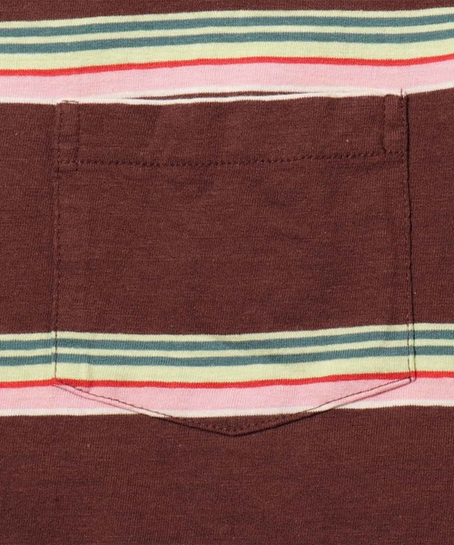 Levi's(リーバイス)の「LEVI'S(R) VINTAGE CLOTHING 1960'S カジュアルストライプTシャツ BROWN MULTI(Tシャツ/カットソー・メンズ・マルチ・S/XL/L/M)」の8枚目の写真