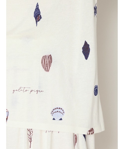 gelato pique（ジェラートピケ）の「シェルモチーフTシャツ