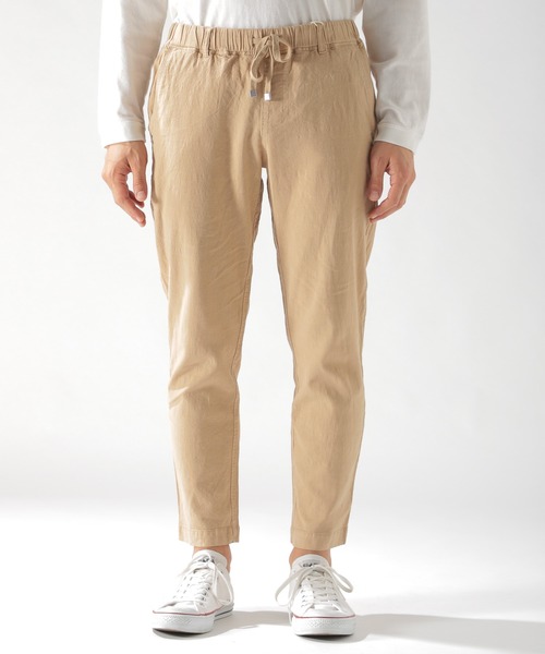 BAYFLOW(ベイフロー)の「ストレッチリネンアンクルパンツ(その他パンツ・メンズ・ピンク/ベージュ/ネイビー/カーキ・MEDIUM/LARGE/SMALL)」の20枚目の写真