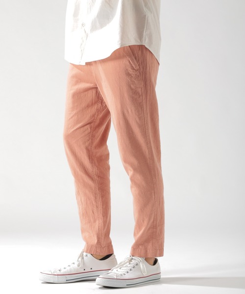 BAYFLOW(ベイフロー)の「ストレッチリネンアンクルパンツ(その他パンツ・メンズ・ピンク/ベージュ/ネイビー/カーキ・MEDIUM/LARGE/SMALL)」の16枚目の写真
