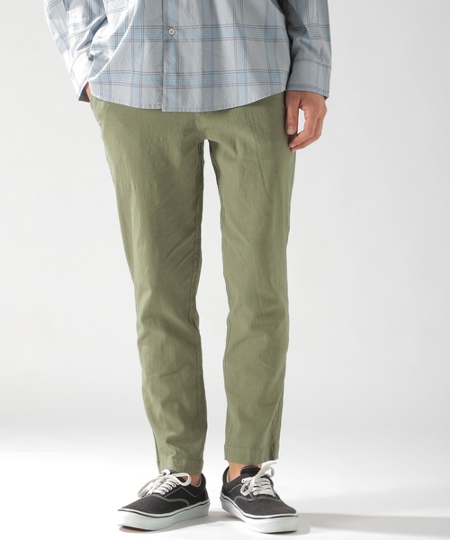 BAYFLOW(ベイフロー)の「ストレッチリネンアンクルパンツ(その他パンツ・メンズ・ピンク/ベージュ/ネイビー/カーキ・MEDIUM/LARGE/SMALL)」の13枚目の写真