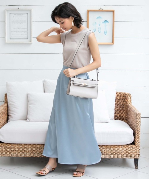 Edit Sheen（エディットシーン）の「フロントミニベルトショルダーM（ショルダーバッグ・レディース・グレイッシュベージュ/ブラウン系その他/ブラック・FREE）」の6枚目の写真