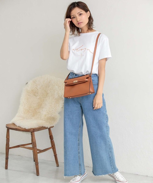 Edit Sheen（エディットシーン）の「フロントミニベルトショルダーM（ショルダーバッグ・レディース・グレイッシュベージュ/ブラウン系その他/ブラック・FREE）」の9枚目の写真