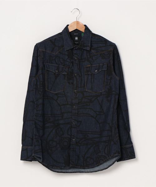 G-STAR（ジースター）の「3301 Slim Shirt（シャツ/ブラウス・メンズ・ブルー系その他・SMALL/MEDIUM/LARGE/X-SMALL）」の5枚目の写真