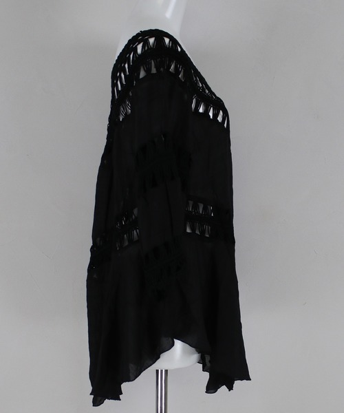 セール】レディース クロシェ編みヘムスカート風ボヘミアン