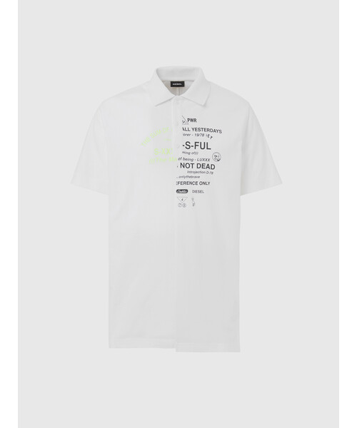 セール メンズ ポロシャツ コンバインデザイン ポロシャツ Diesel ディーゼル のファッション通販 Zozotown