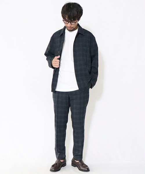 COMME　CA COMMUNE（コムサコミューン）の「トロピカルストレッチ　セットアップパンツ（その他パンツ・メンズ・チェック・SMALL）」の5枚目の写真