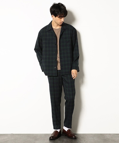 COMME　CA COMMUNE（コムサコミューン）の「トロピカルストレッチ　セットアップパンツ（その他パンツ・メンズ・チェック・SMALL）」の3枚目の写真