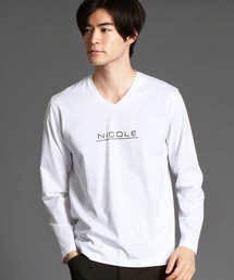 NICOLE CLUB FOR MEN | シルケットロングスリーブTシャツ(Tシャツ/カットソー)