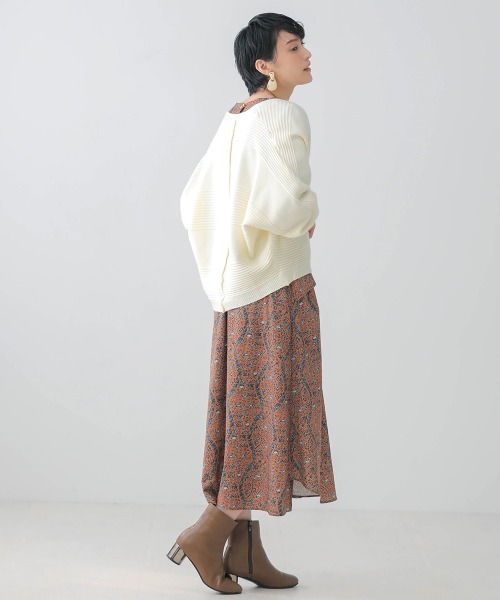 Bou Jeloud（ブージュルード）の「ドルマンマシュマロカーディガン（カーディガン/ボレロ・レディース・ブラック/オフホワイト/ブルー・FREE）」の11枚目の写真