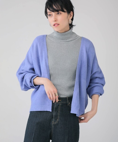 Bou Jeloud（ブージュルード）の「ドルマンマシュマロカーディガン（カーディガン/ボレロ・レディース・ブラック/オフホワイト/ブルー・FREE）」の22枚目の写真