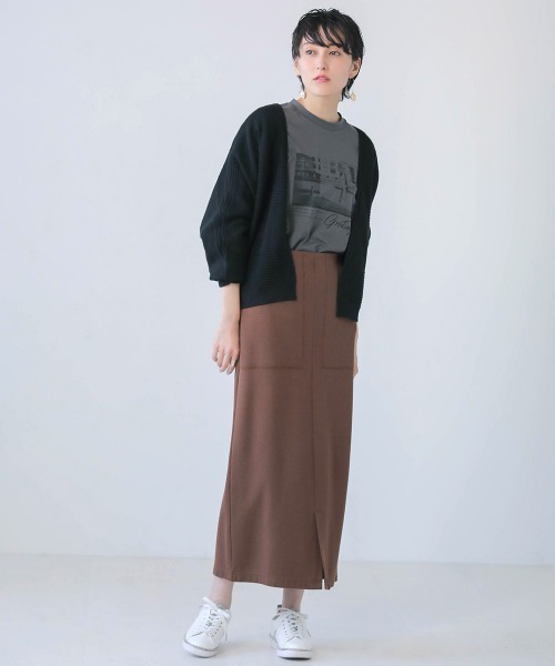 Bou Jeloud（ブージュルード）の「ドルマンマシュマロカーディガン（カーディガン/ボレロ・レディース・ブラック/オフホワイト/ブルー・FREE）」の15枚目の写真