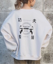 2020AW 裏起毛チャイナプリントプルオーバー
