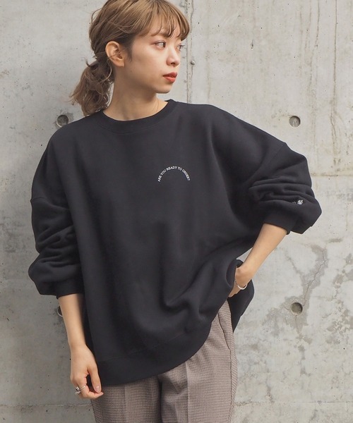 tiptop(ティップトップ)の「2020AW 裏起毛チャイナプリントプルオーバー(スウェット・レディース・スミクロ/パープル/アイボリー/ブルー/オフホワイト/ブラック/キナリ/グリーン・FREE)」の20枚目の写真
