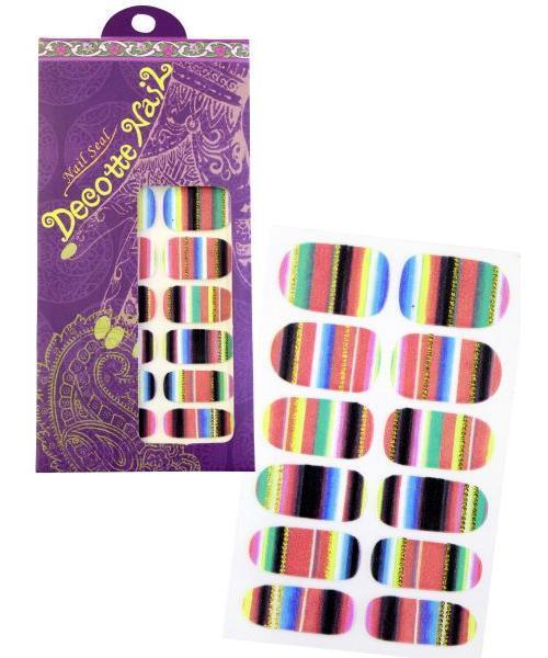 チャイハネ（チャイハネ）の「【チャイハネ】ETHNIC ネイルシール DECO tte Nail（デコッテネイル）ラメ入り（ネイルシール/ネイルチップ・レディース・その他/ゴールド/グリーン/その他1/その他2/その他3/その他4/その他5/その他6/カラフル/ブラック×ブラック/その他7/ブルー/クリア/その他8/ゴールド系その他/マルチ/ブルー系その他/その他15/その他20/ターコイズブルー/その他21/その他22/その他11/レインボー/その他10/その他13/その他12/その他9/その他23/その他24/その他25/その他26/その他27/その他28/D/C/B/A/E/F/G/H/I/J・FREE）」の13枚目の写真