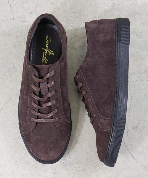 セール】SARABANDE / 本革 クラシック シンプルレザースニーカー(6121