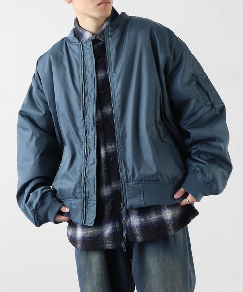 セール】【ZIP FIVE】 オーバーサイズ MA-1 ミリタリー フライト