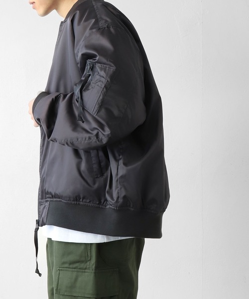 セール】【ZIP FIVE】 オーバーサイズ MA-1 ミリタリー フライト