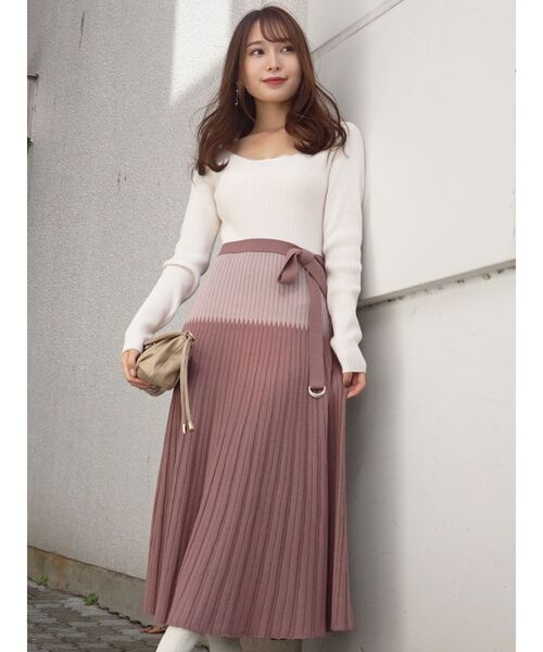 セール グラデーションニットワンピース ワンピース Mercuryduo マーキュリーデュオ のファッション通販 Zozotown