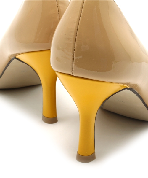 Shoes of Prey(シューズオブプレイ)の「エナメル2色パンプス(パンプス・レディース・ベージュ・24.5cm)」の6枚目の写真