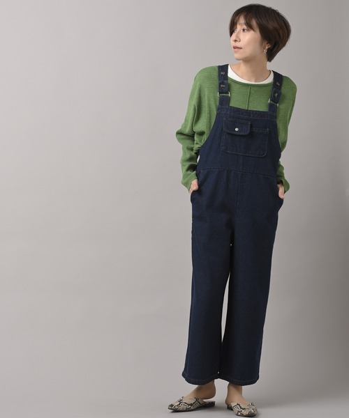 rps（アールピーエス）の「アウトシームワイドニットプルオーバー（ニット/セーター・レディース・グリーン/杢グレー/オフホワイト・M）」の5枚目の写真