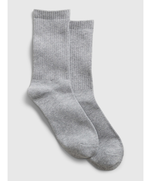 GAP(ギャップ)の「アスレチック クルーソックス(ソックス/靴下・メンズ・グレー/その他/ネイビー・ONE SIZE)」の1枚目の写真