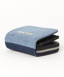 DIESEL デニム 財布[非売品] DIESEL - DIESEL ディーゼル 折り財布 ブルー デニムの通販 by