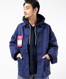 MONT KEMMEL | MONT KEMMEL/モンケメル 別注フレンチワーク カバーオール ジャケット/ブルゾン(ステンカラーコート)