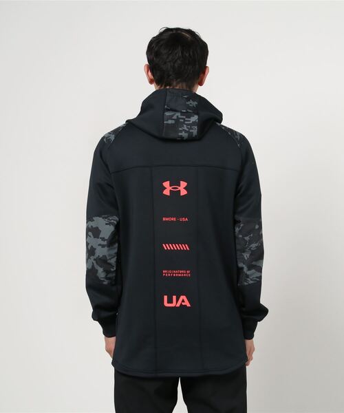 UNDER ARMOUR（アンダーアーマー）の「アンダーアーマー UA HYBRID KNIT JACKET（スウェット・メンズ・ネイビー/ブラック・L/M/XL/XXL）」の3枚目の写真