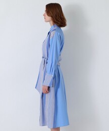 LOVELESS（ラブレス）の「サックスストライプ ロングシャツ