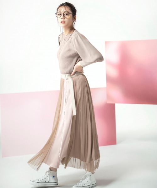 Andemiu（アンデミュウ）の「【貴島明日香コラボ】チュールレイヤード