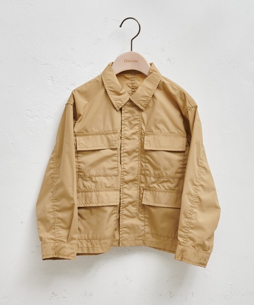 セール キッズ オソロミリタリーシャツジャケット シャツ ブラウス Discoat ディスコート のファッション通販 Zozotown
