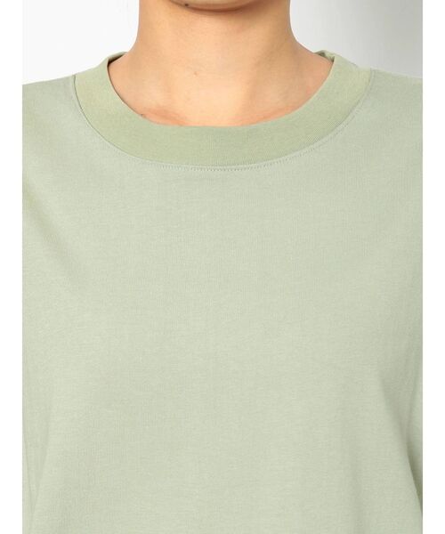 EVRIS（エヴリス）の「SLIT SLEEVE ロングTEE（Tシャツ/カットソー・レディース・ホワイト/ブラック/ミント・FREE）」の9枚目の写真