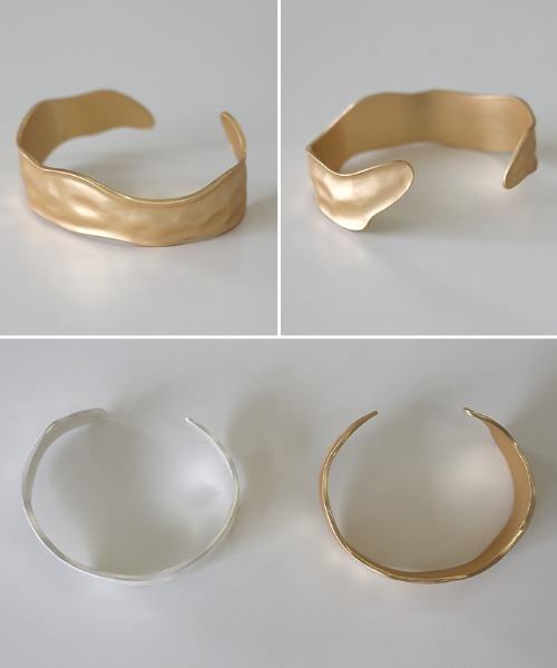 select MOCA（セレクトモカ）の「ニュアンスワイドバングル（バングル/リストバンド・レディース・シルバー/ゴールド・FREE）」の14枚目の写真