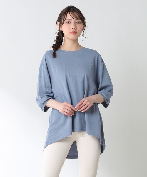 Honeys（ハニーズ）の「ボリューム袖チュニック（その他トップス・レディース・ブルー/パープル/ブラック/モカ/アイボリー・L/LL/M）」の5枚目の写真