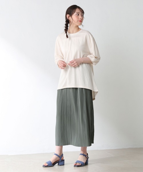 Honeys（ハニーズ）の「ボリューム袖チュニック（その他トップス・レディース・ブルー/パープル/ブラック/モカ/アイボリー・L/LL/M）」の8枚目の写真