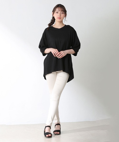 Honeys（ハニーズ）の「ボリューム袖チュニック（その他トップス・レディース・ブルー/パープル/ブラック/モカ/アイボリー・L/LL/M）」の21枚目の写真