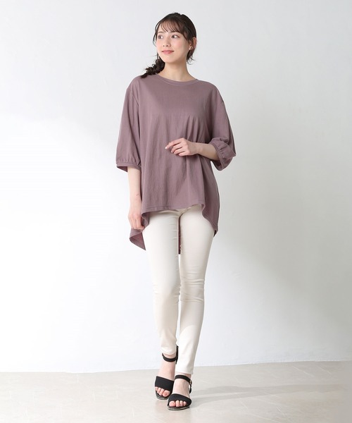 Honeys（ハニーズ）の「ボリューム袖チュニック（その他トップス・レディース・ブルー/パープル/ブラック/モカ/アイボリー・L/LL/M）」の11枚目の写真