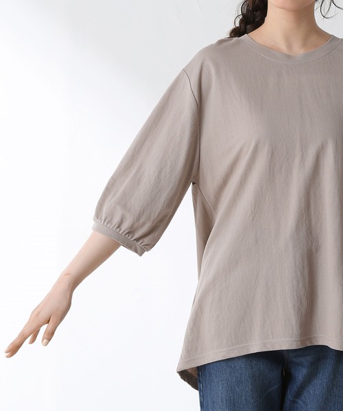 Honeys（ハニーズ）の「ボリューム袖チュニック（その他トップス・レディース・ブルー/パープル/ブラック/モカ/アイボリー・L/LL/M）」の9枚目の写真