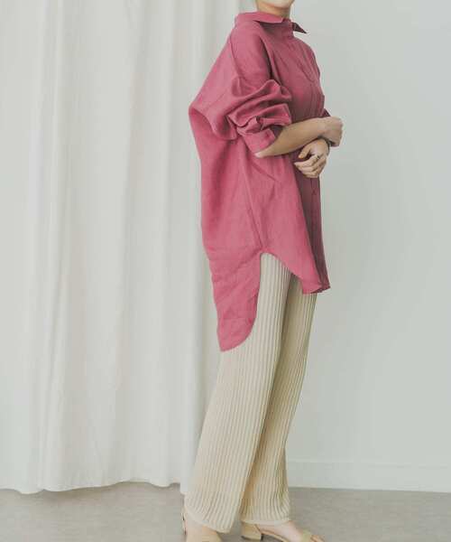 KBF+（ケービーエフプラス）の「KBF+　メッシュニットパンツ（その他パンツ・レディース・ブラック/アイボリー/ラベンダー・ONE）」の7枚目の写真