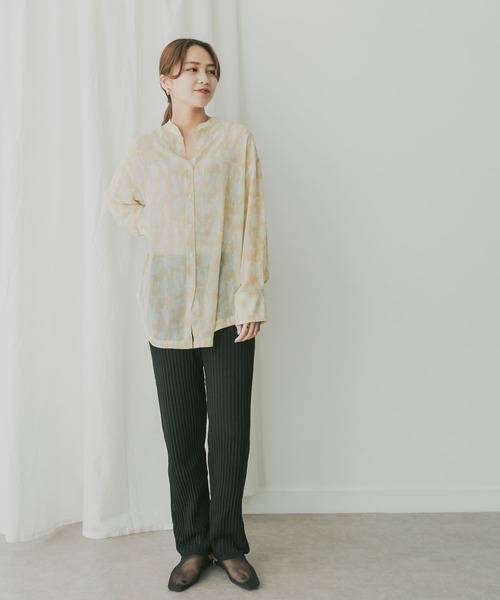 KBF+（ケービーエフプラス）の「KBF+　メッシュニットパンツ（その他パンツ・レディース・ブラック/アイボリー/ラベンダー・ONE）」の5枚目の写真