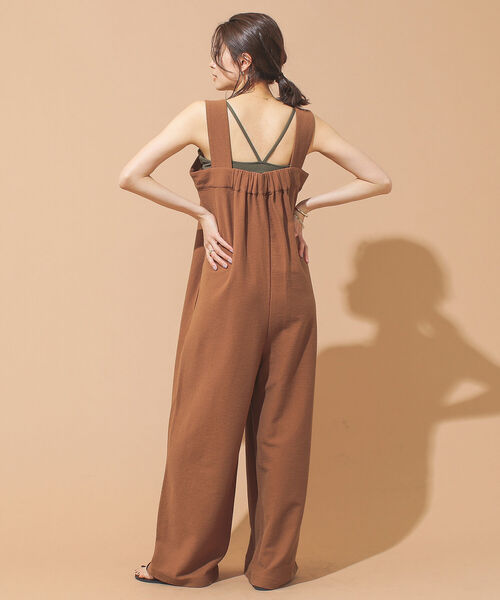 BEAMS LIGHTS（ビームスライツ）の「BEAMS LIGHTS / ブロック インレー コンビネゾン（つなぎ/オールインワン・レディース・ブラック/ブラウン・ONE SIZE）」の13枚目の写真