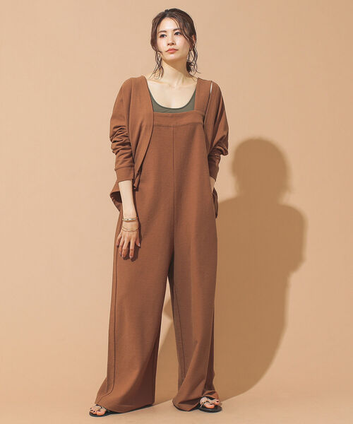 BEAMS LIGHTS（ビームスライツ）の「BEAMS LIGHTS / ブロック インレー コンビネゾン（つなぎ/オールインワン・レディース・ブラック/ブラウン・ONE SIZE）」の15枚目の写真