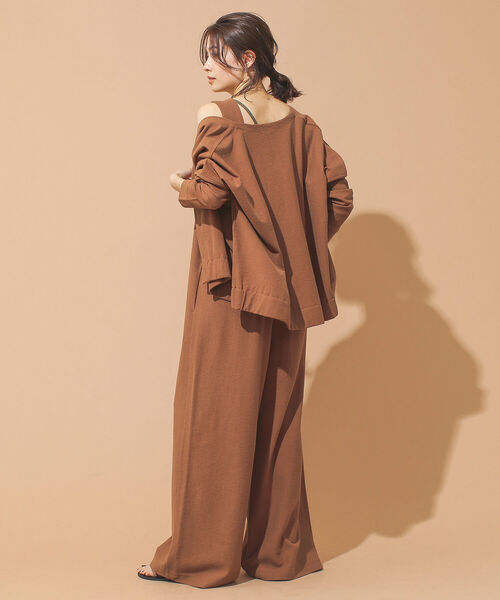 BEAMS LIGHTS（ビームスライツ）の「BEAMS LIGHTS / ブロック インレー コンビネゾン（つなぎ/オールインワン・レディース・ブラック/ブラウン・ONE SIZE）」の16枚目の写真