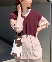 SHENERY | 片畦ショートニットベスト(ニット/セーター)