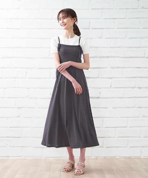 en recre（アンレクレ）の「3WAYワンピ－ス（ワンピース・レディース・ブラック/MD.GRY/カーキ・2）」の3枚目の写真