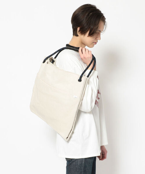 grips（グリップス）の「GRIPS / グリップス /HAB フレンチリネントートバッグ/M（トートバッグ・メンズ・ナチュラル・FREE）」の8枚目の写真