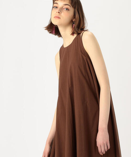 コットン ダブルストラップaラインワンピース ワンピース Tomorrowland トゥモローランド のファッション ワンピース Sayaka Davis Tomorrowland コットン 別注