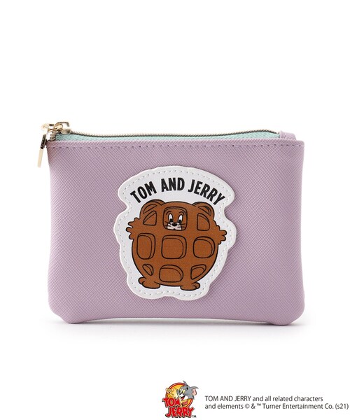 DRESKIP（ドレスキップ）の「◆【トムとジェリー】カードケース（ポーチ・レディース・イエロー/ライトパープル・00）」の2枚目の写真